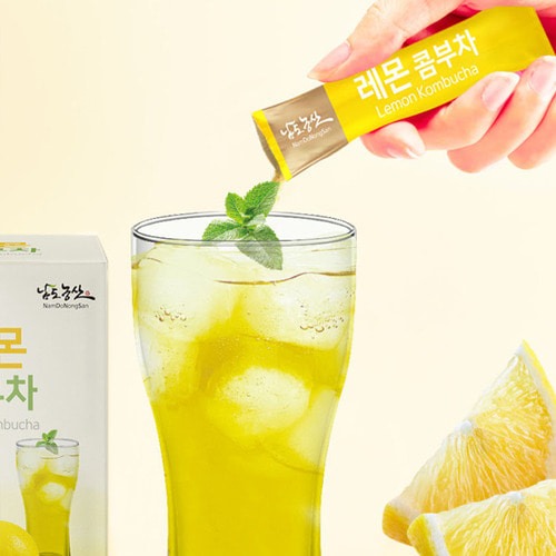 남도농산 레몬콤부차 200g 30포 레몬차 녹차 발효음료